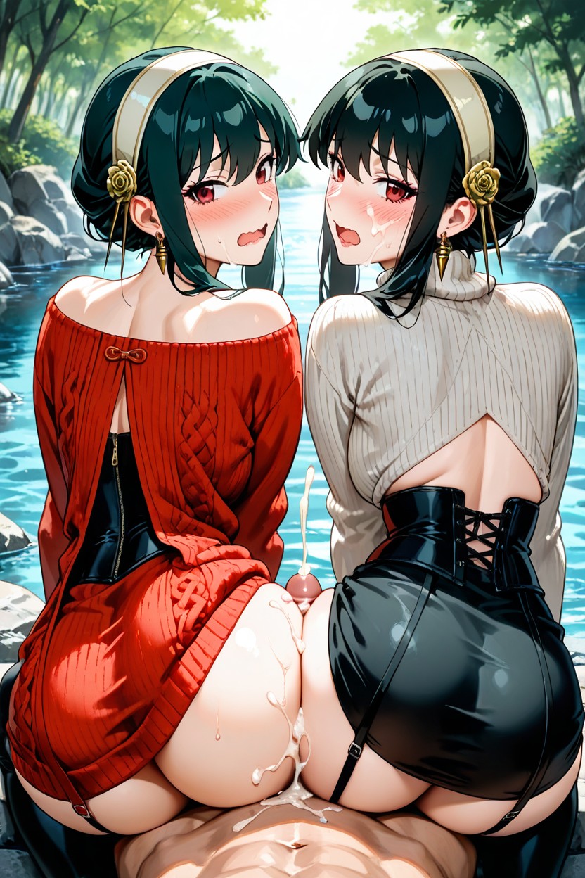 Group Sex, Perfect Anatomy, Gótico Hentai IA