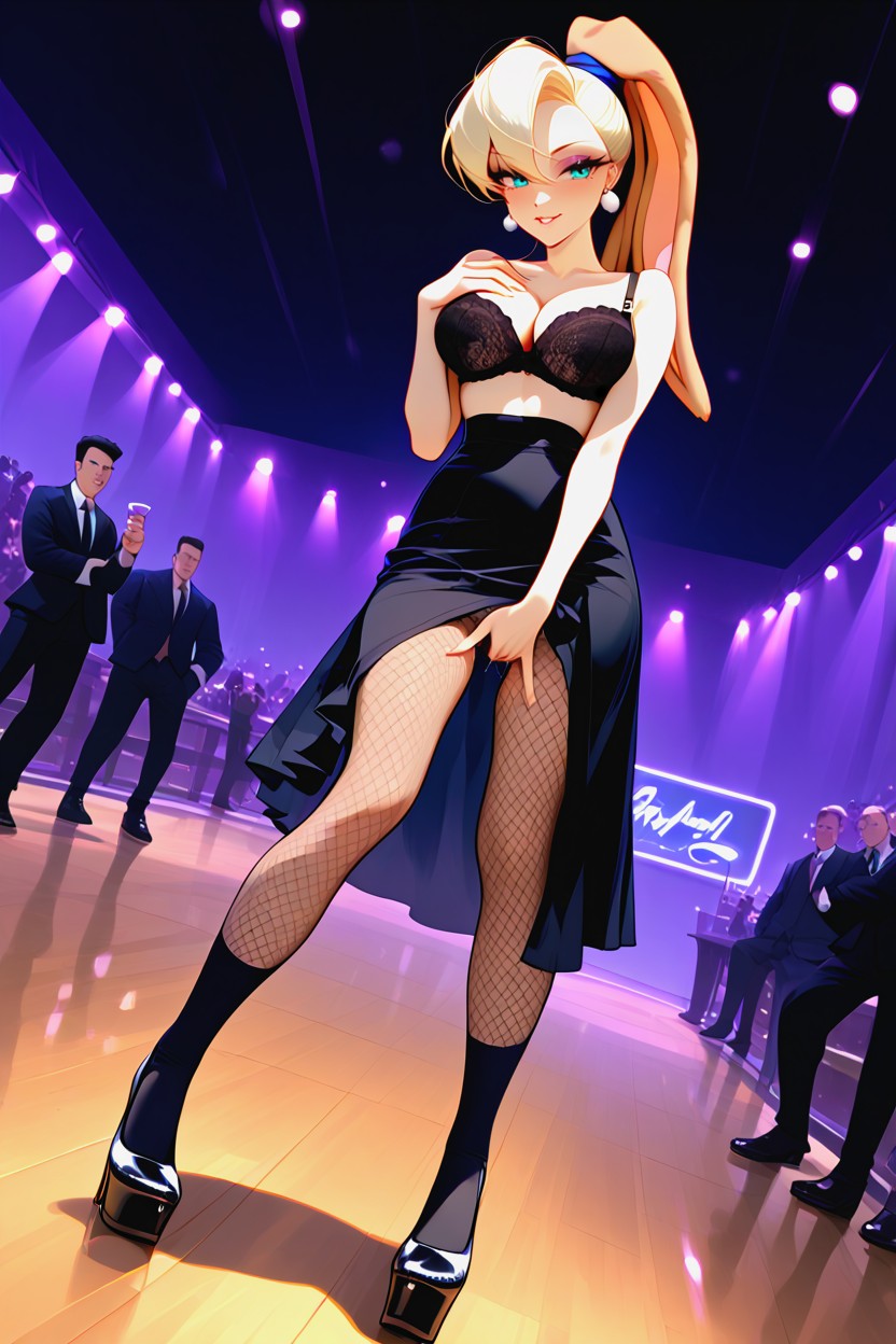 Surrounded By Men, Shot From A Distance, Delgada Hentai IA