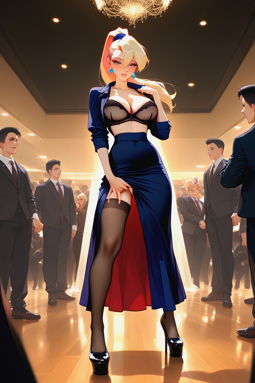 Fingering Pussy, Sexy Pose, Nightclub Hentai AI Porn