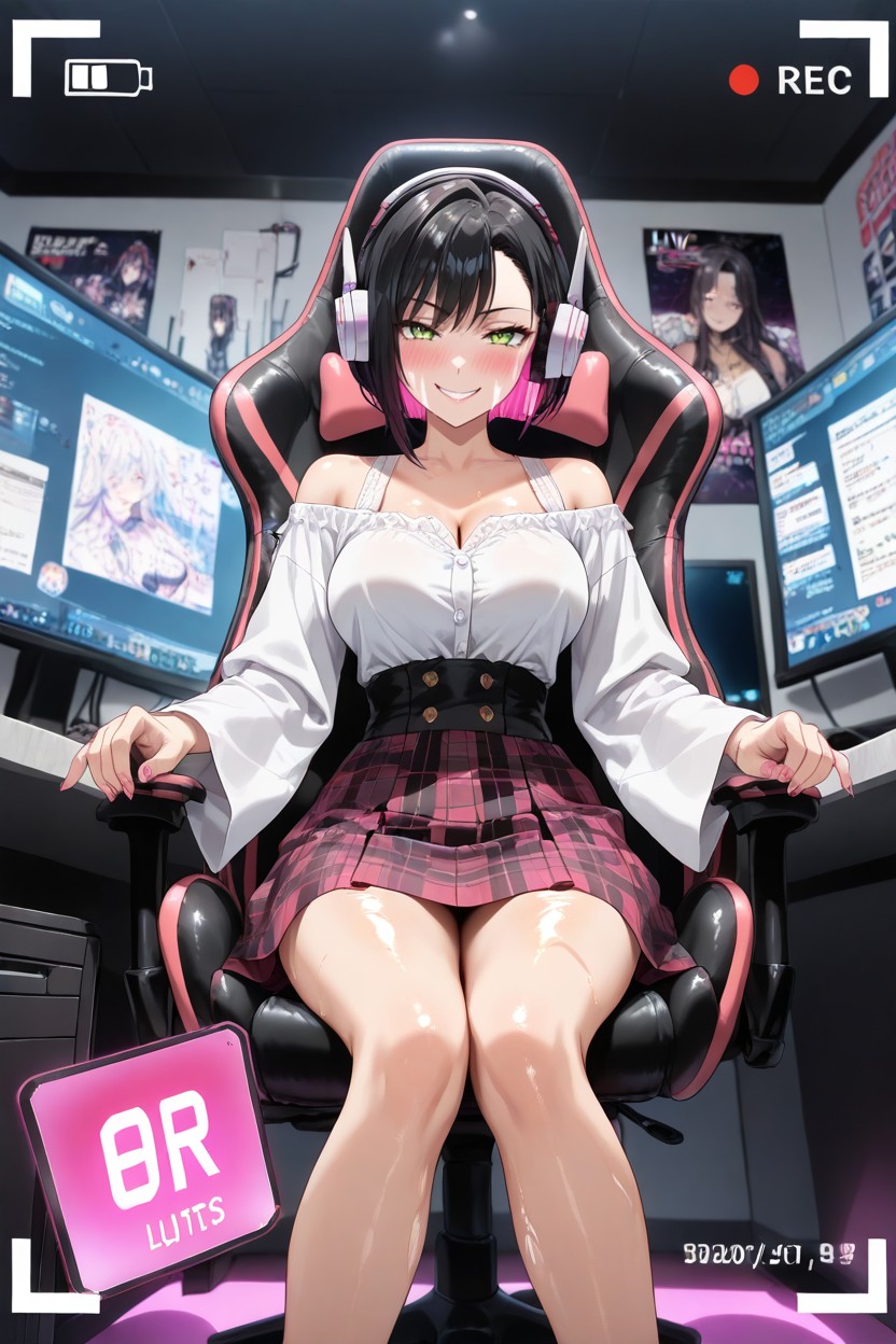 Skinny, Ultra Detail, Sitting Down Hentai AI Porn