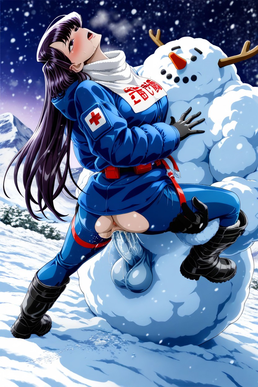 Climbing Harnesses With Carabiners And Ice Screws, Full Body, Pleasured Porno IA Hentai