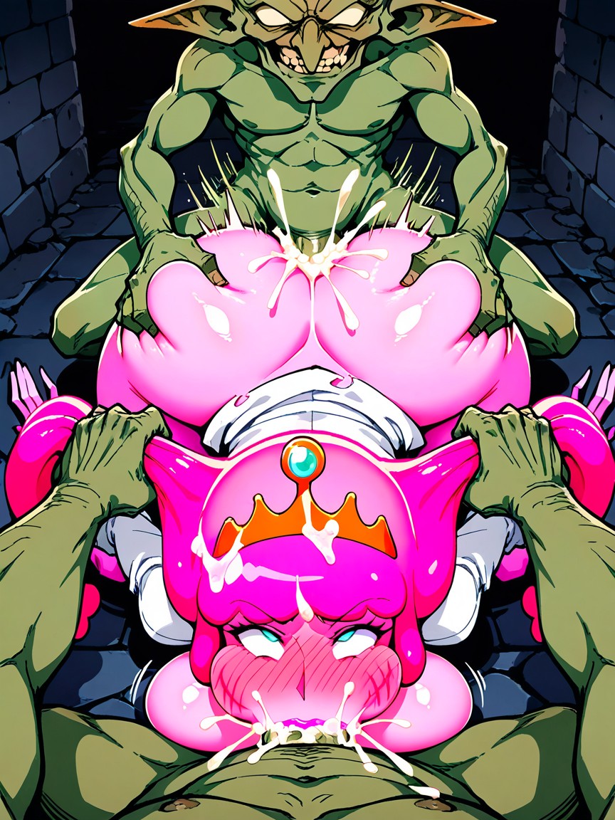 Pov Goblin Hands Grabbing Hair, Legs Shown, Torn Clothes Porno IA Hentai