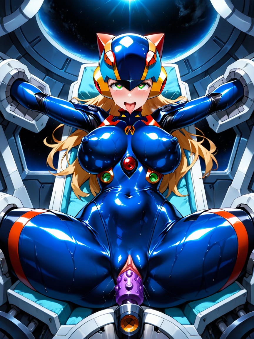 Highleg Cameltoe With Labia Outline, Outstretched Arms, Bodysuit Porno IA Hentai