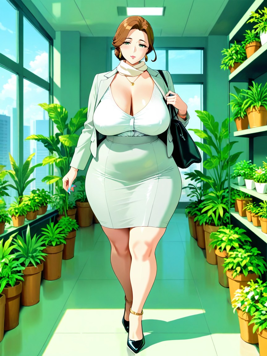 Gold Necklace, Plant Shop, Tired Porno IA Hentai