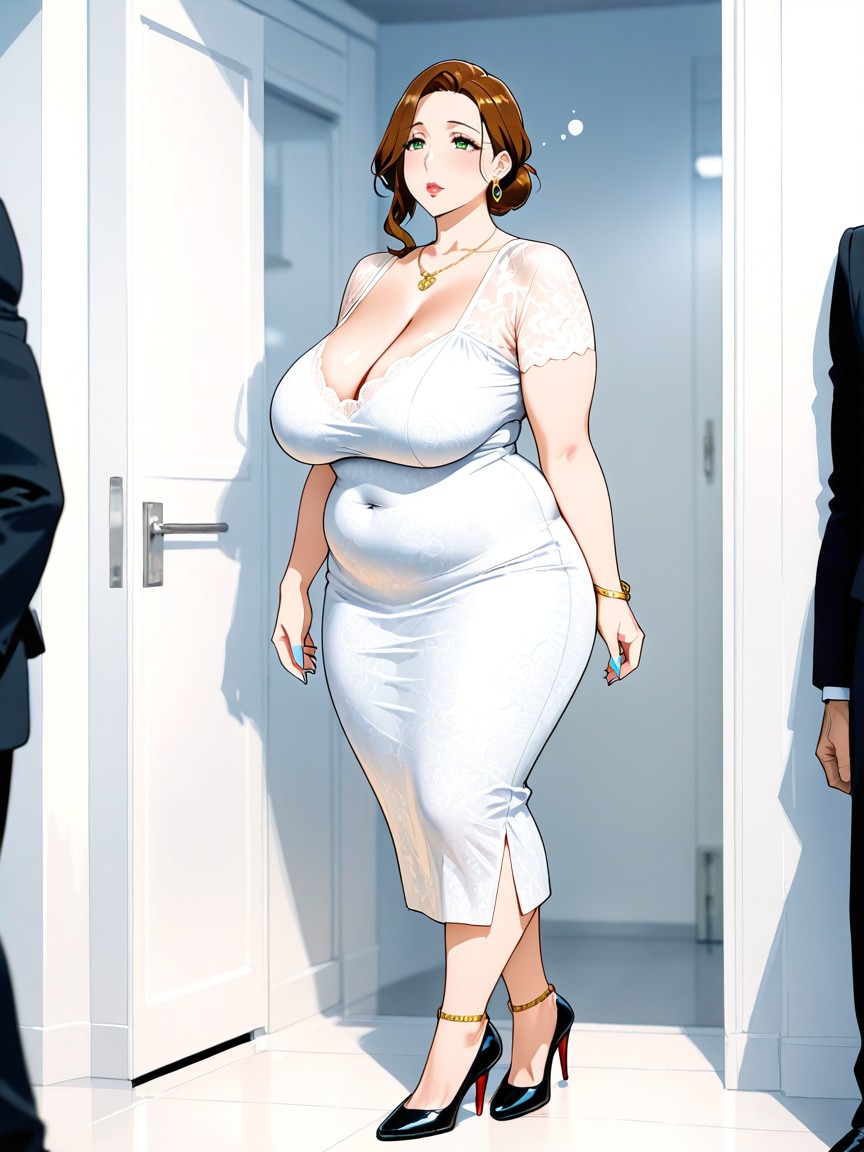 Japanese, Full Body, Tired Face Hentai AI Porn