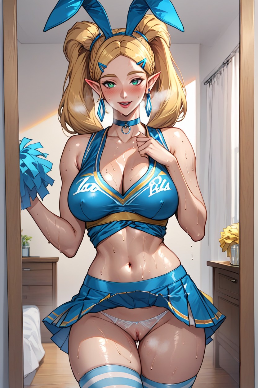 Breasts Apart, Exposing Breasts, High Resolution Hentai AI Porn