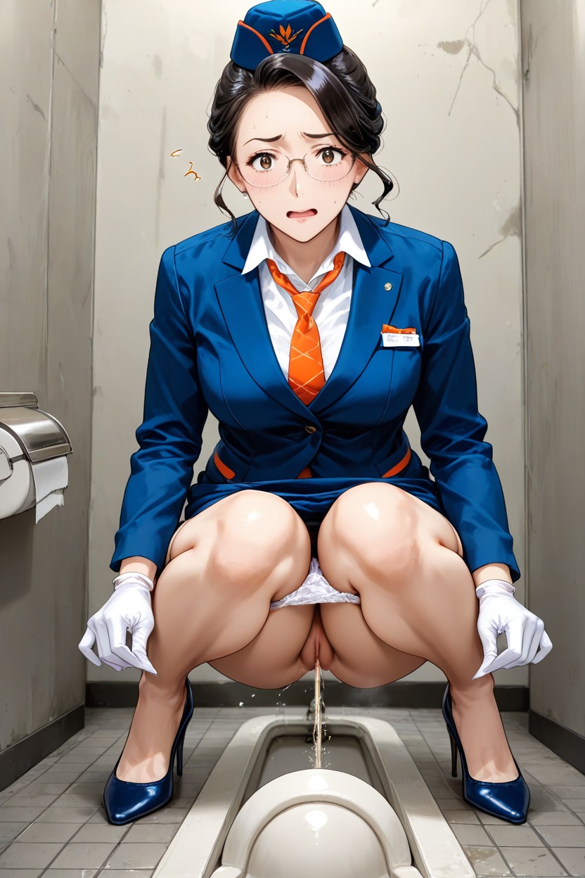 The Gets Up, Caught, Heels Hentai AI Porn