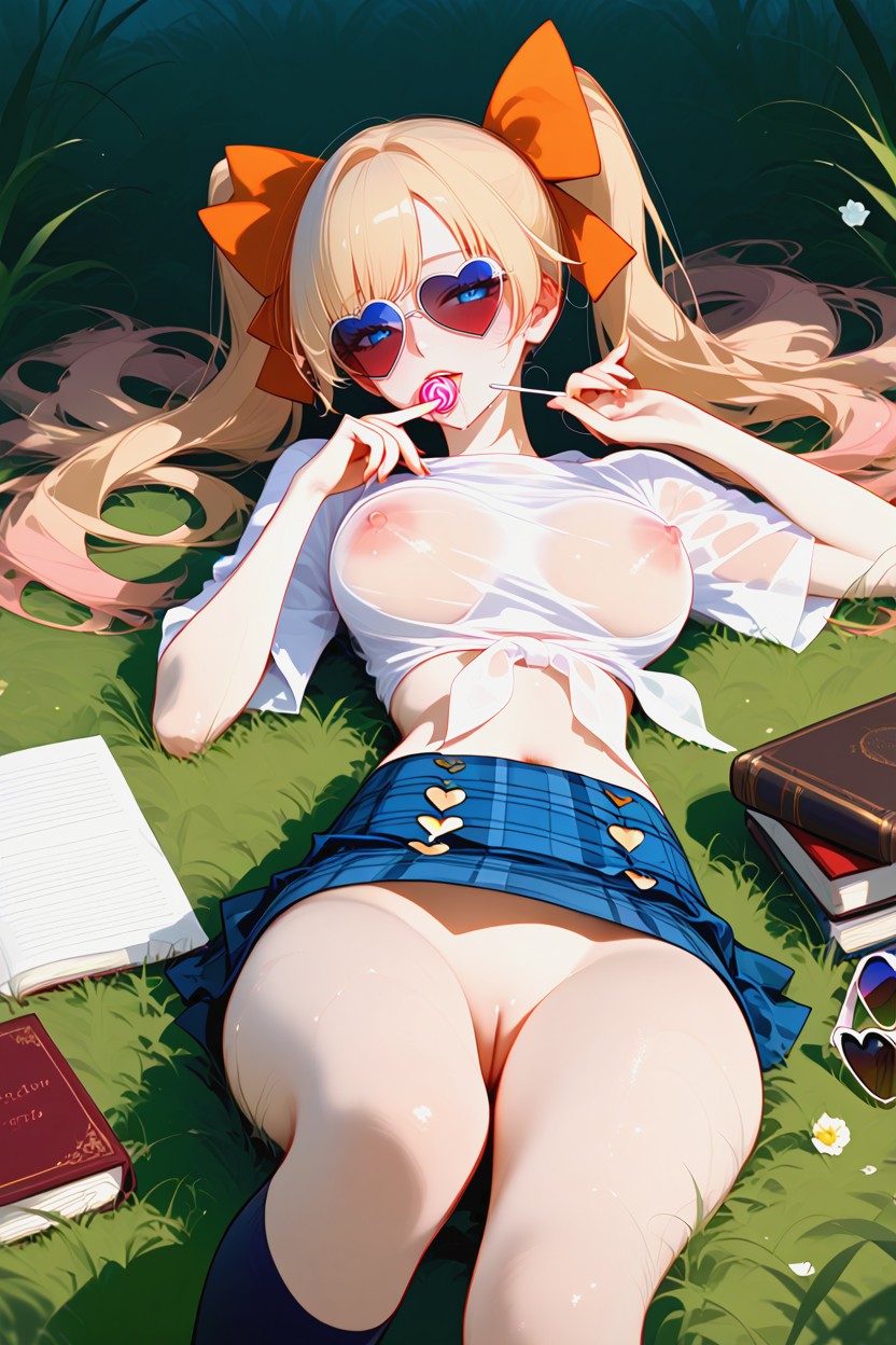 Beautiful Idol, Front Yard Lawn, Looking At Viewer Hentai AI Porn