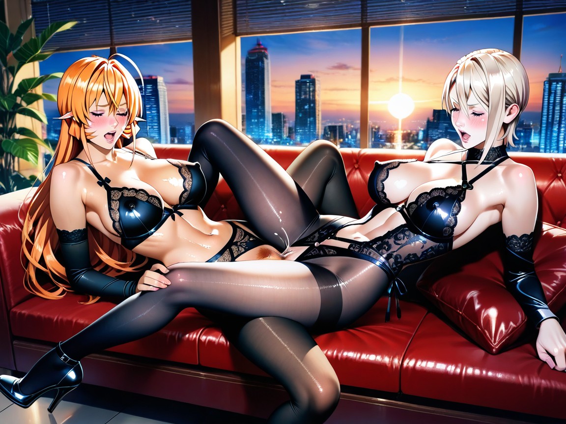 Fully Clothed, Wearing Luxurious Heels, Nakiri Erina Hentai AI Porn