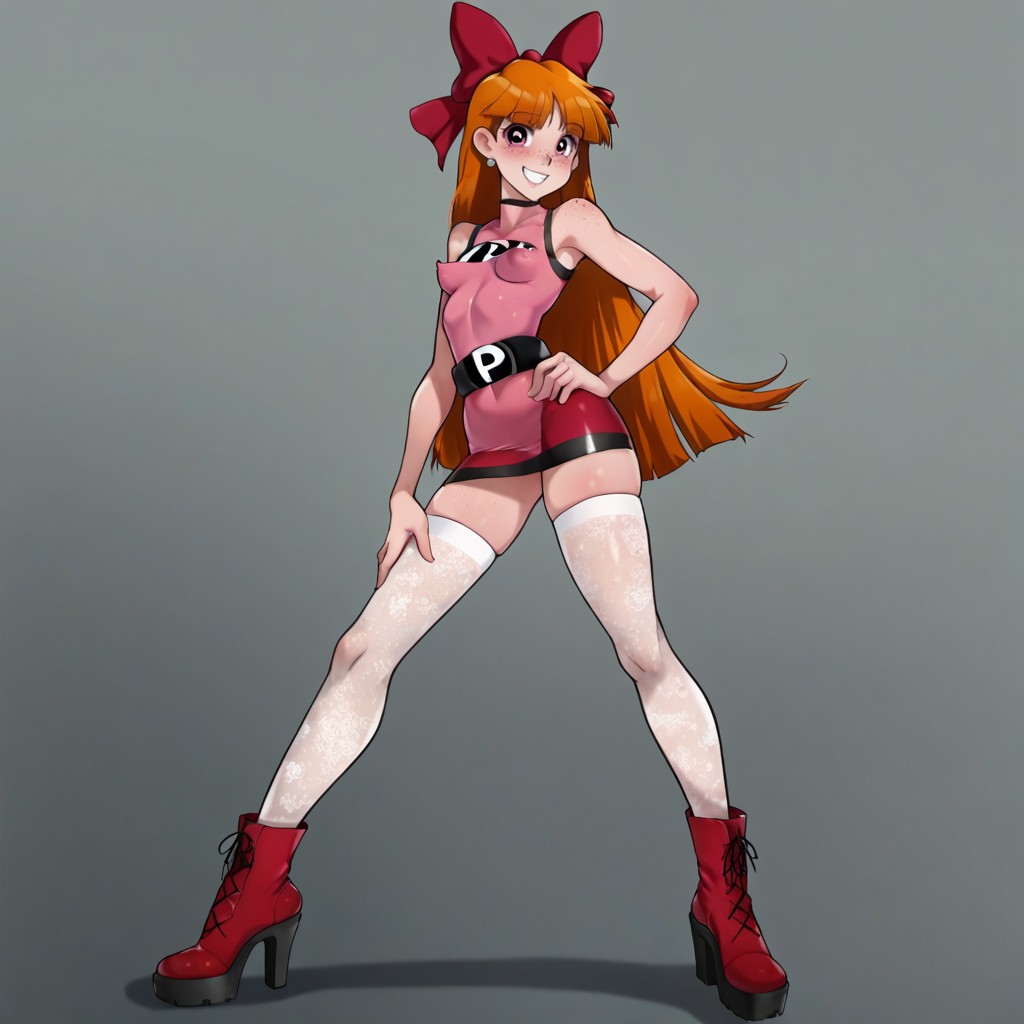 Platform Heels, Solo, Larger Head Hentai AI Porn
