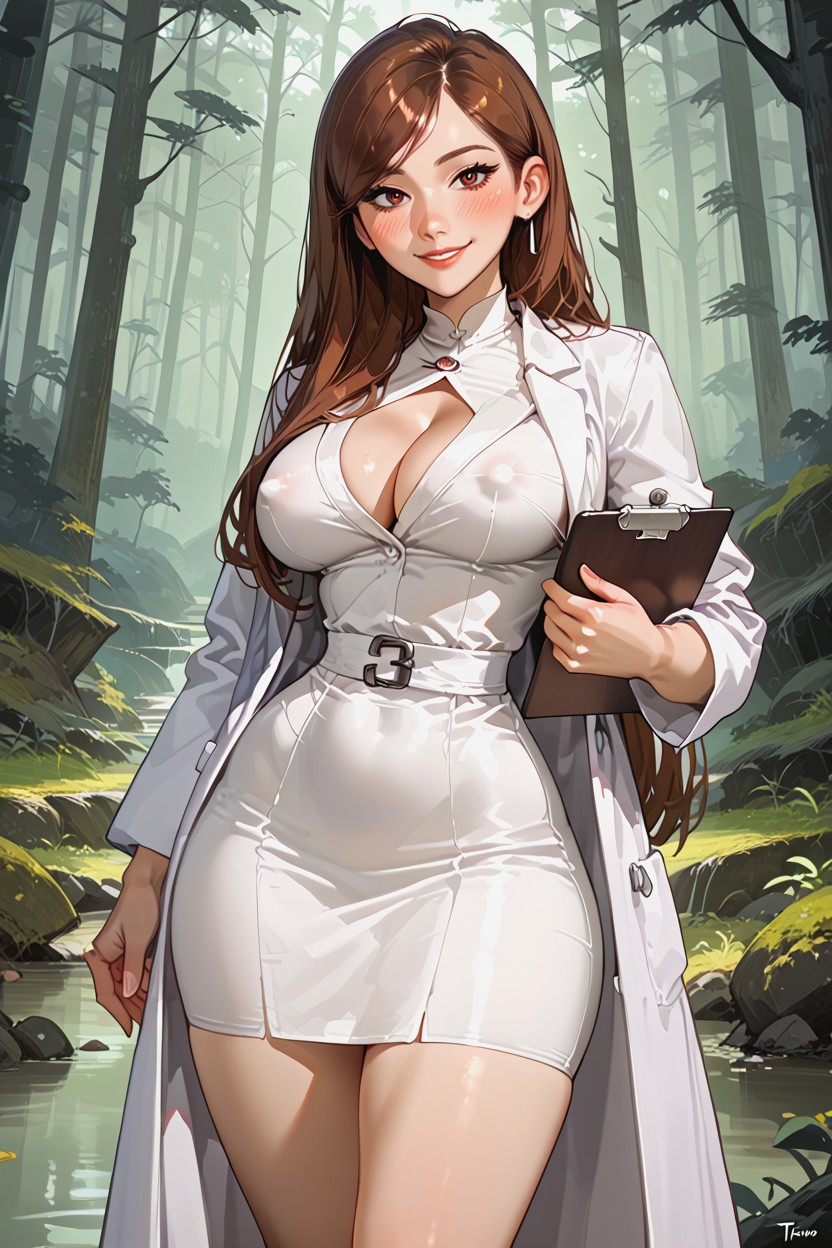 Hourglass Body, Beautiful Face, 25+ Hentai AI Porn
