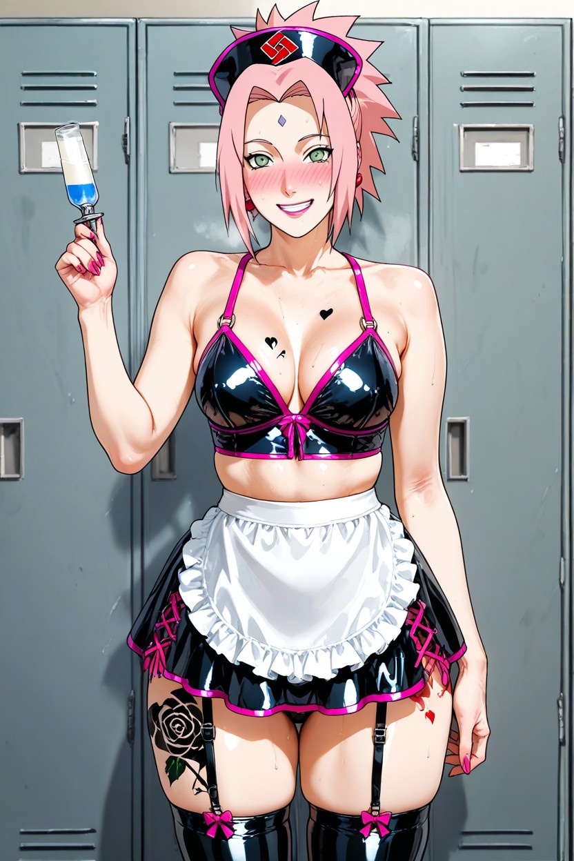Apron, 25+, Small Breasts Hentai AI Porn