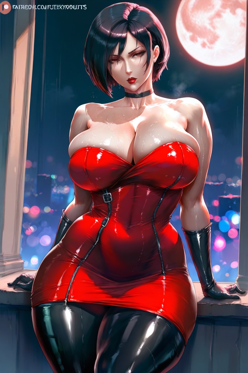 Vibrant Colors, Night Sky, Cutesexyrobutts Style Hentai IA