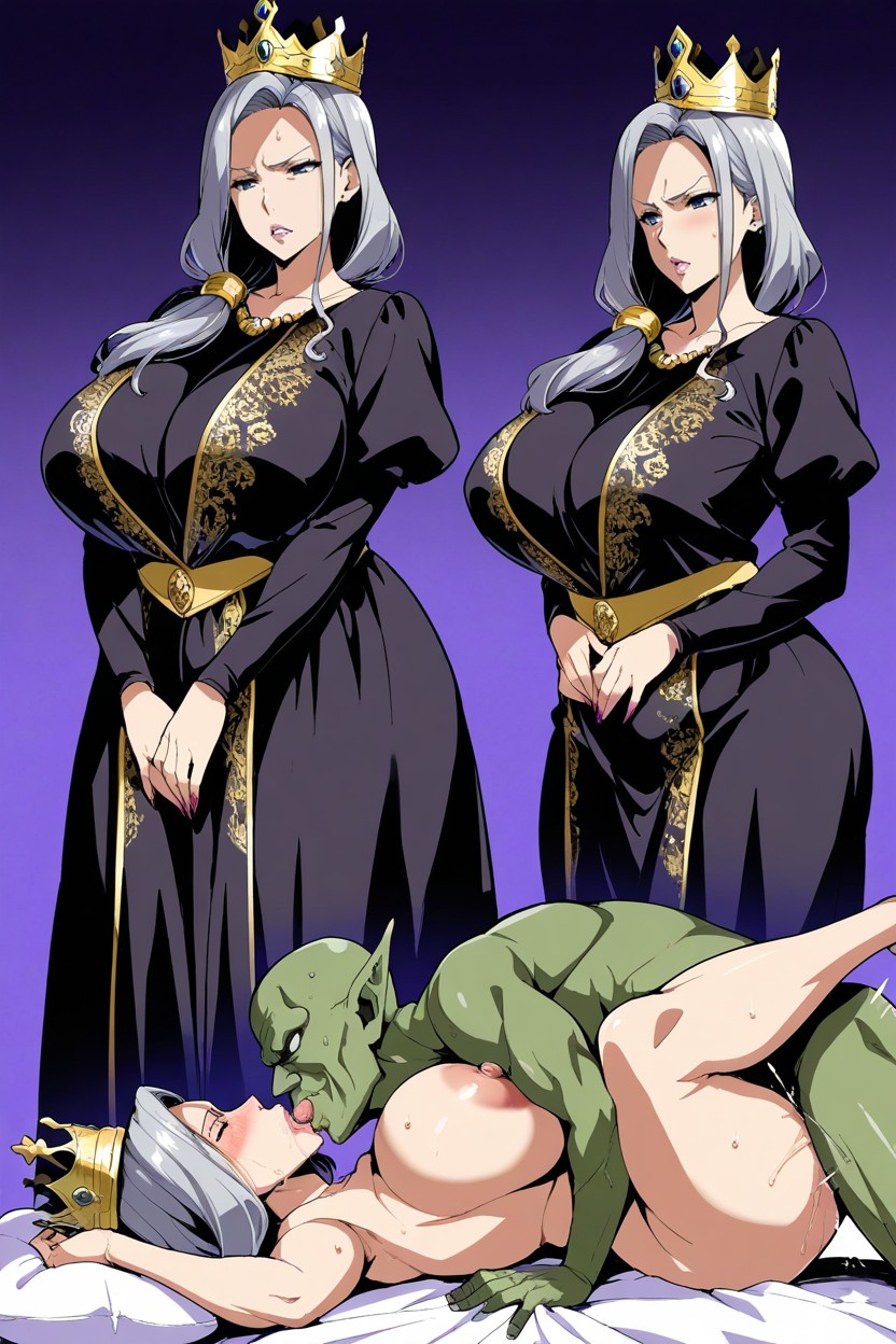 Thick Thighs, Missionary (3rd Person), Detailed Hentai AI Porn