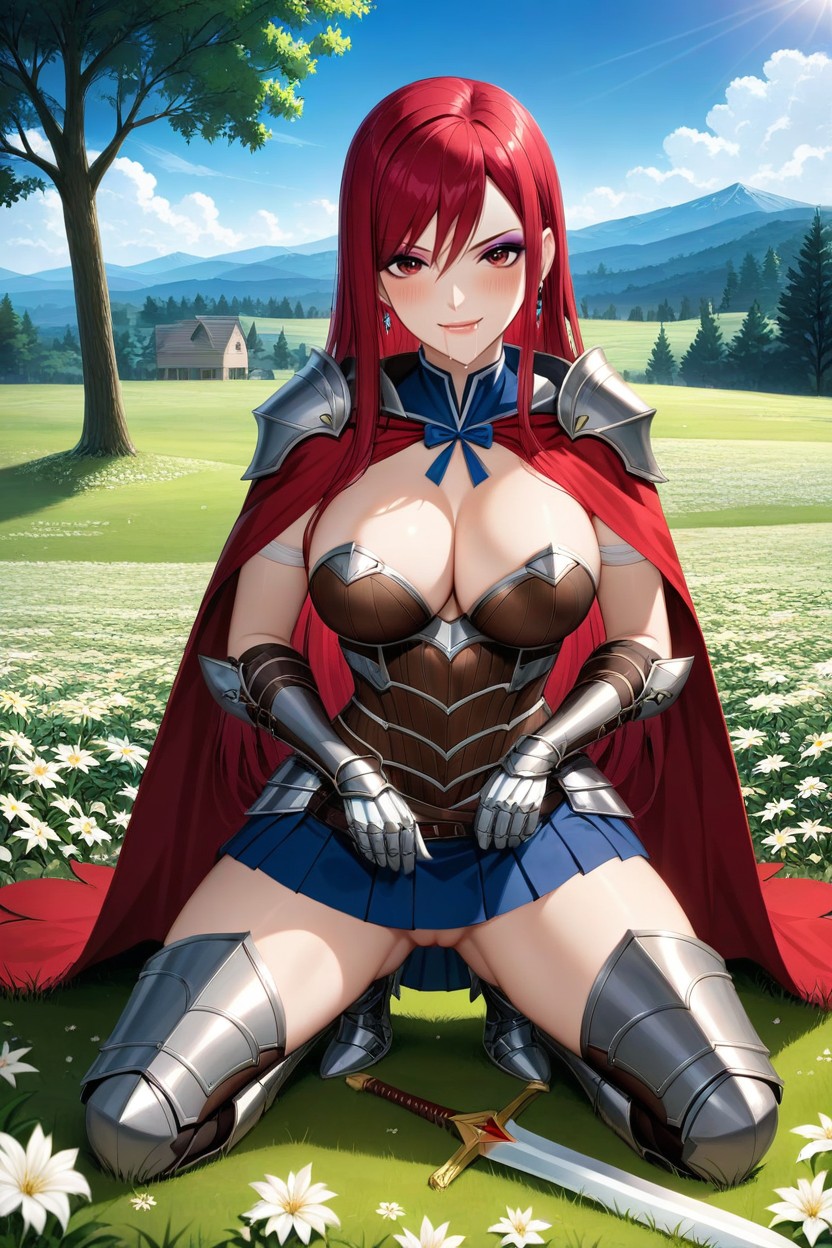 Front View, Blushing, Dusk Hentai AI Porn