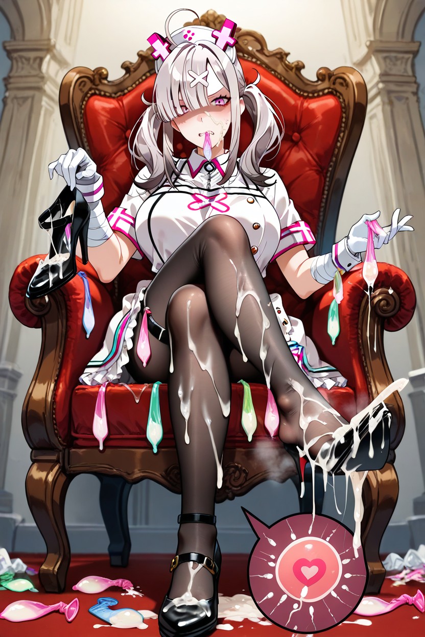 Used Condom Belt, Semen Soaked High Heels, Sukoya Kana From Vtuber Hentai AI Porn