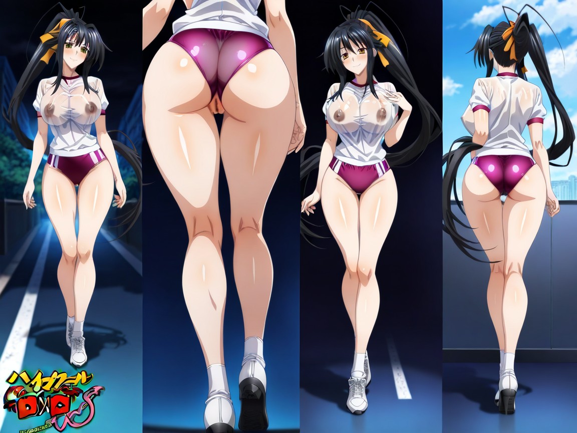 Side View, Hourglass, No Panties Hentai AI Porn