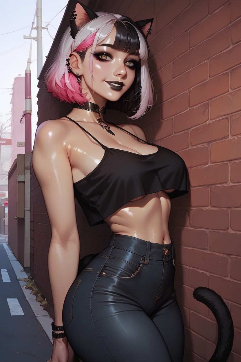 White Sneakers, Underboob Visible, Ultra Hd Hentai AI Porn