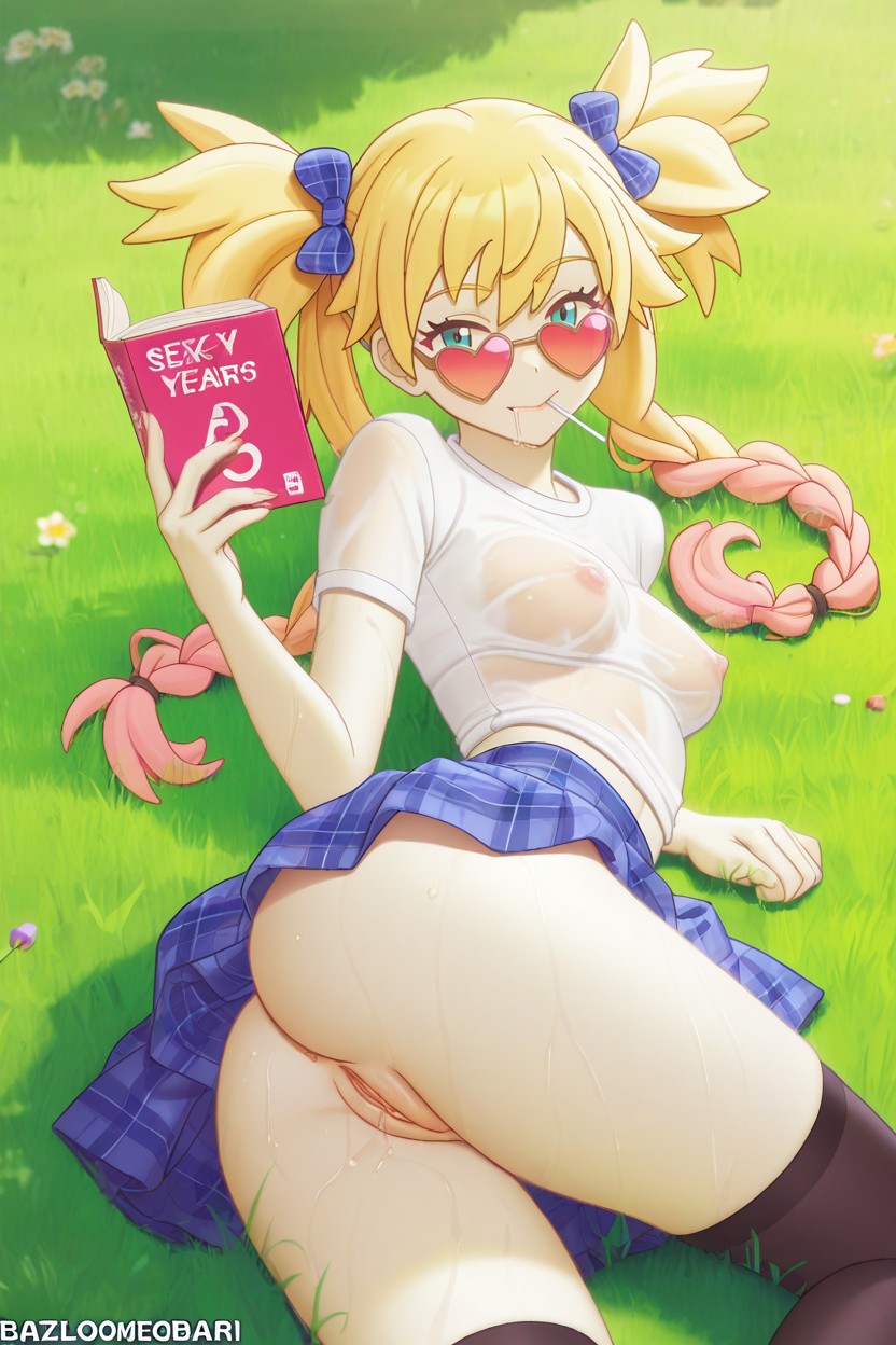 Looking At Viewer, Drooling, Long Messy Hair Porno IA Hentai