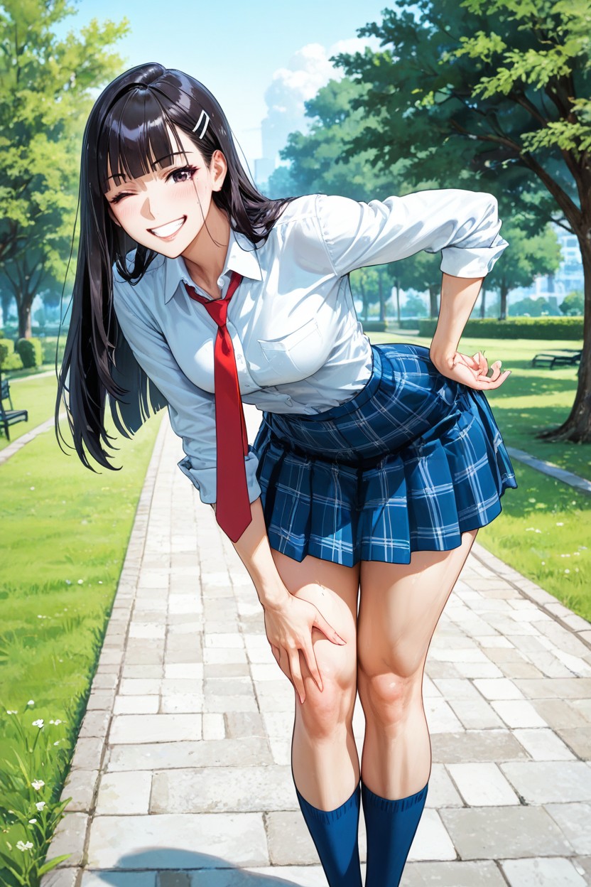 Perfect Genitals, Dark Hair, Intelligent And Elegant Porno IA Hentai
