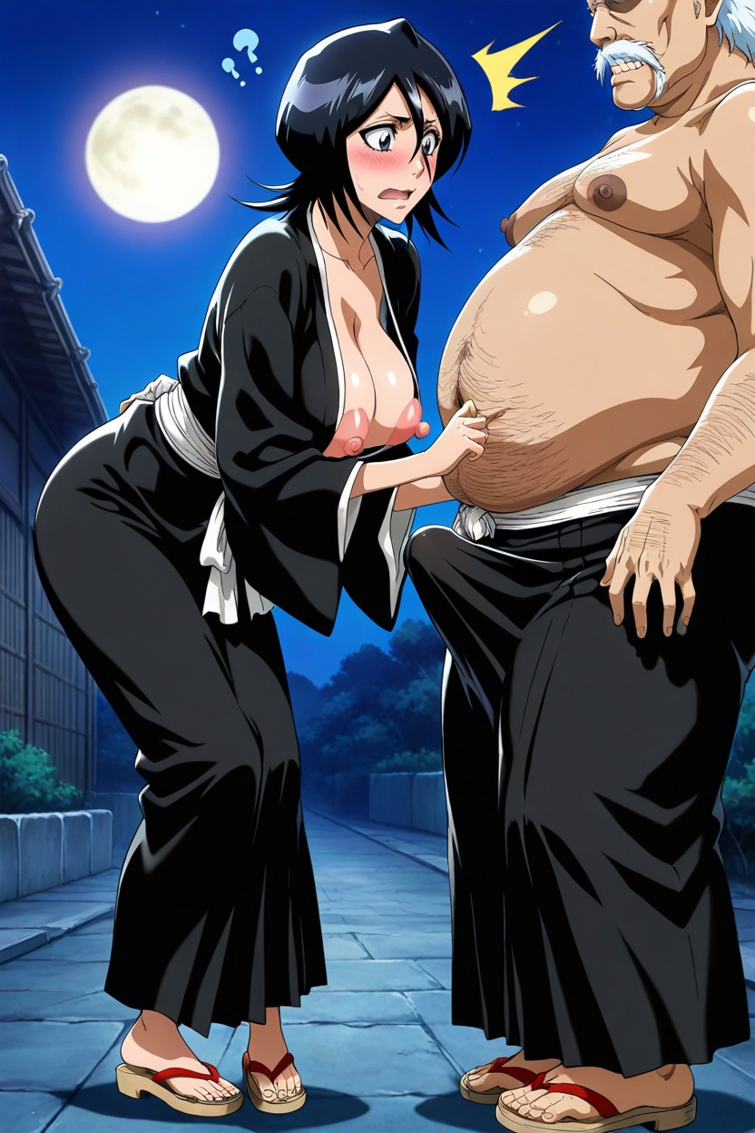 Penis Awe, Pequeno, Medium Ass Hentai IA pornografia