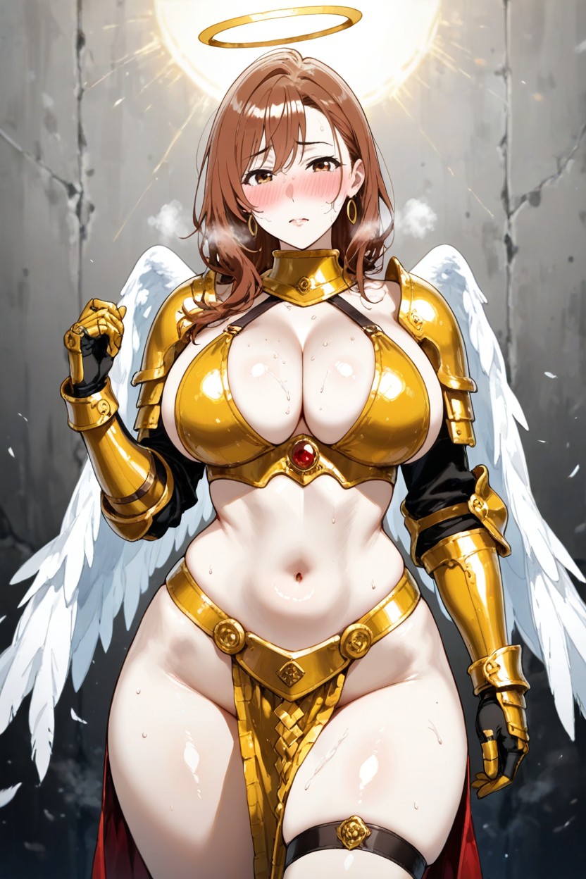 Exposed Breast, Perfect Skin, Ultra High Details Hentai IA