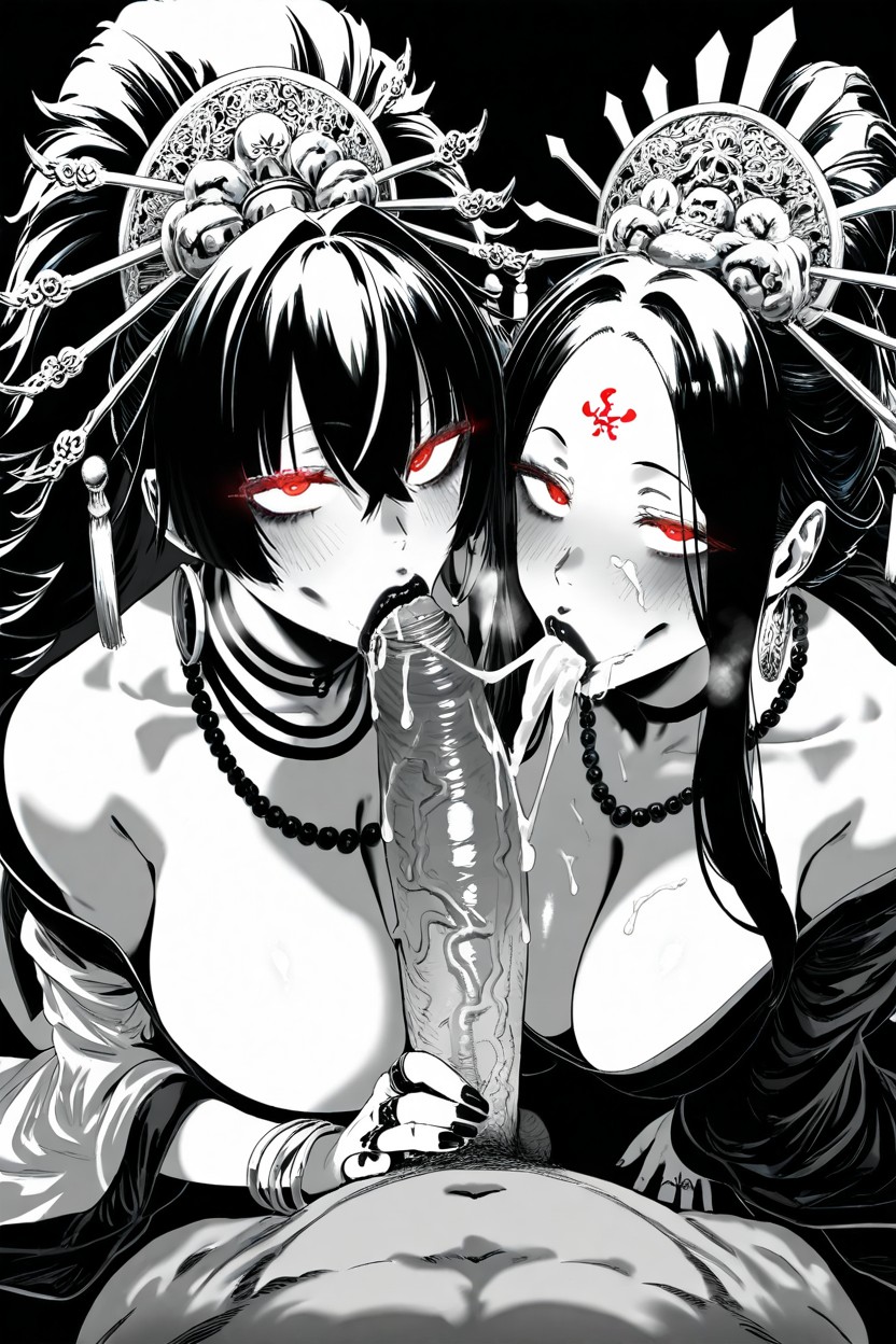 Gorgeous Chinese Empress, Enlarged Foreskin, Excessive Semen Hentai IA