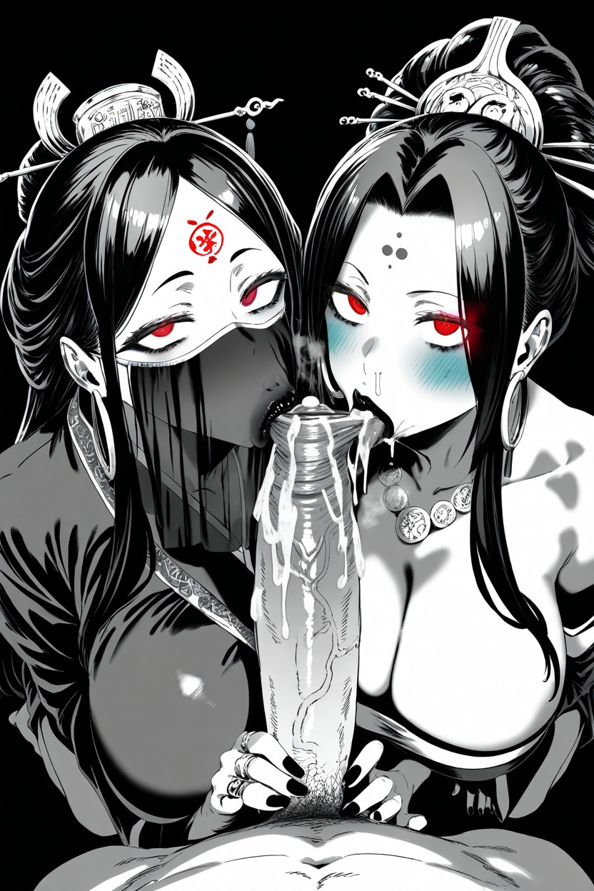 Forehead Symbol, Glans Covered By Foreskin, Wide Angle Hentai AI Porn