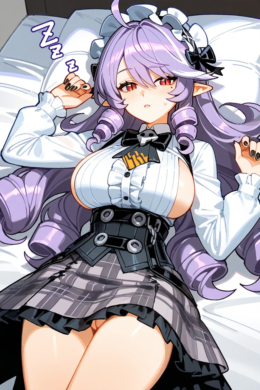 Streaked Hair, Drill Hair, Vivian Hentai AI Porn