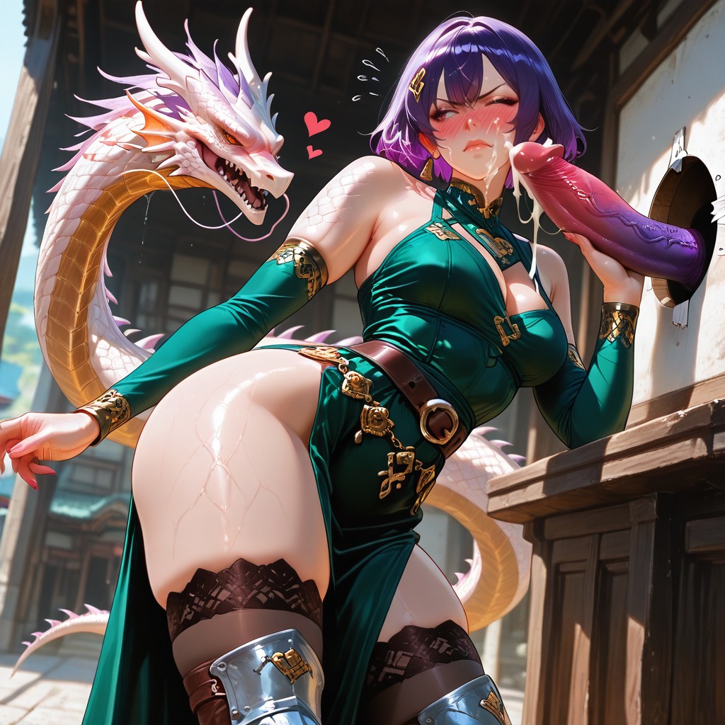 Extended Back Elongated, Unique Movement, Intense Outfit Hentai IA