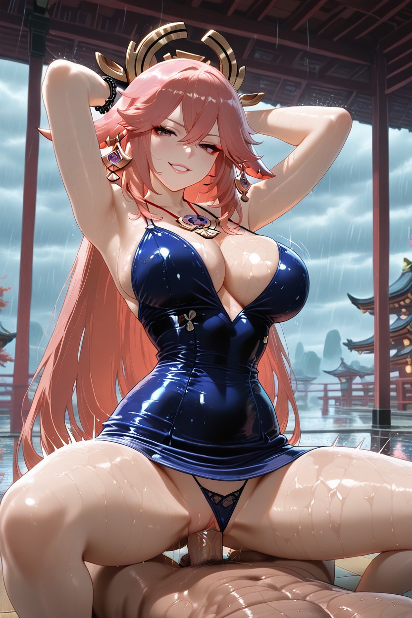Man Gripping Tightly, Creampied, Perfect Tits Hentai IA
