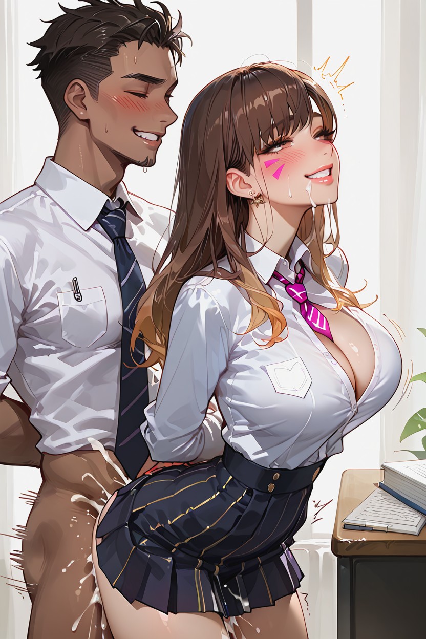 Deep Vaginal Penetration, Arms Behind Her Back, Legs Shaking Hentai AI Porn