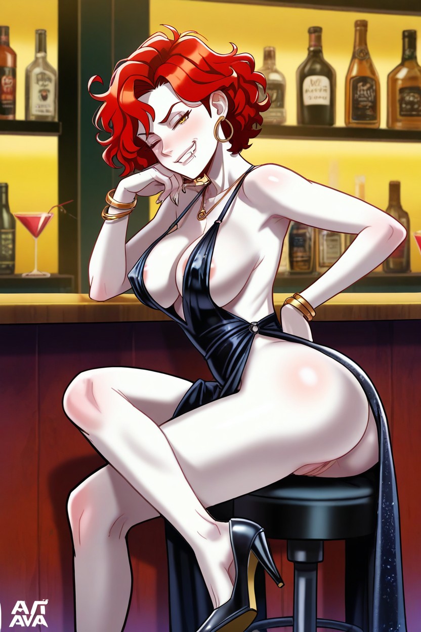 No Panties, Arched Back, Dangling Shoe Hentai AI Porn