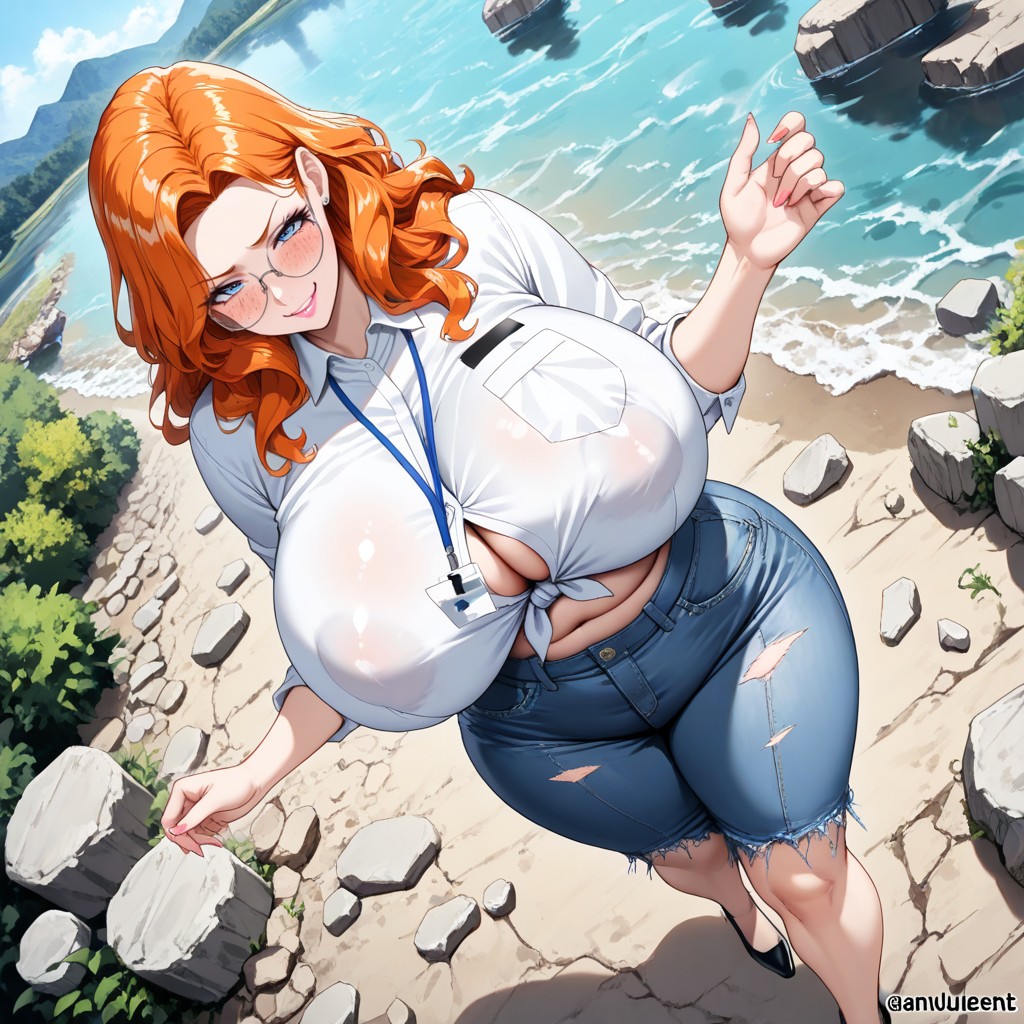 Plump Arms, Durty Clothes, Voluptuous Curves Hentai AI Porn