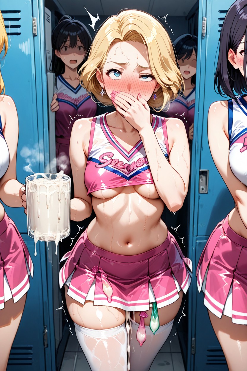 Sudada, Trembling, Casilleros Hentai IA