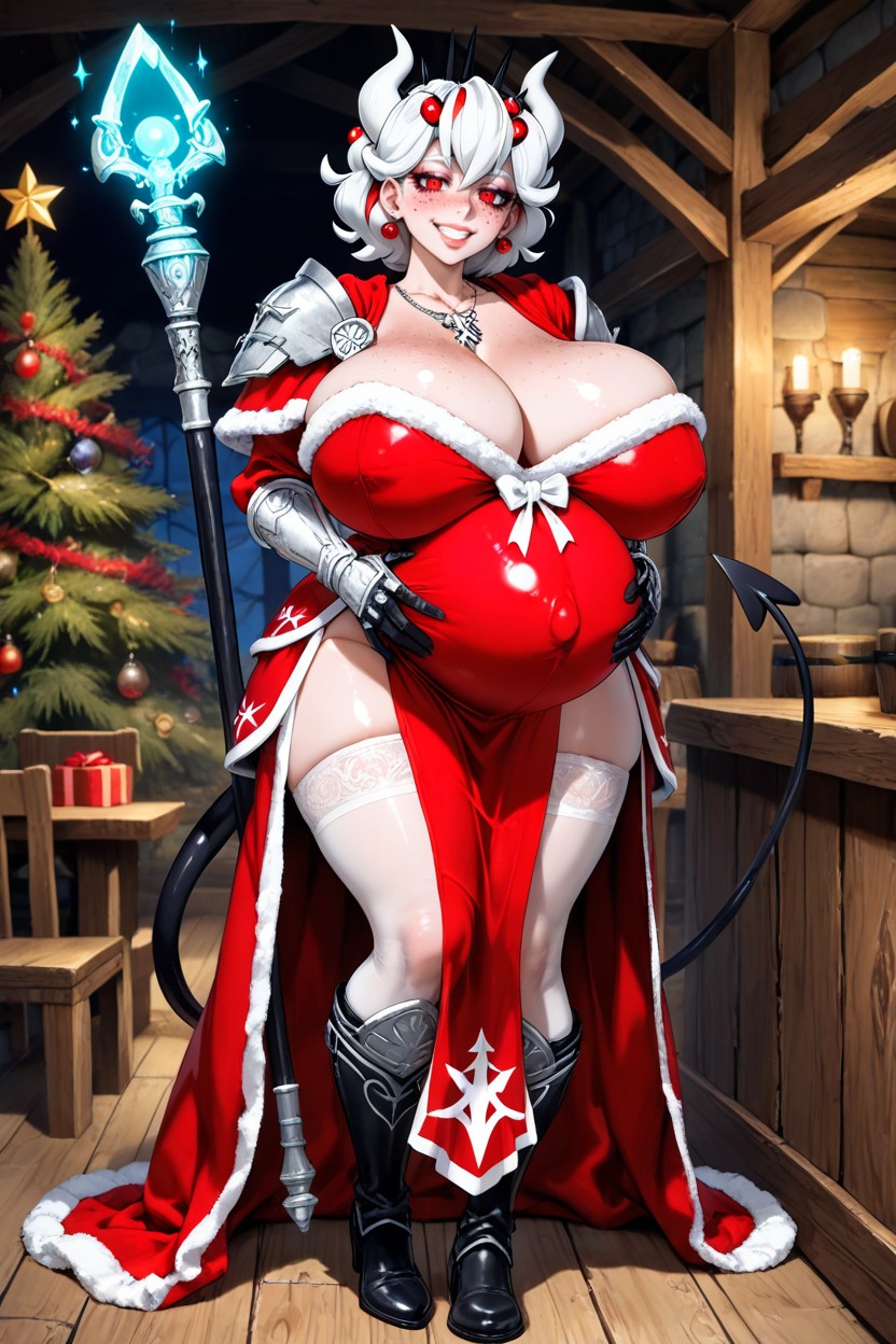 Christmas, Necklace, Tavern Hentai AI Porn