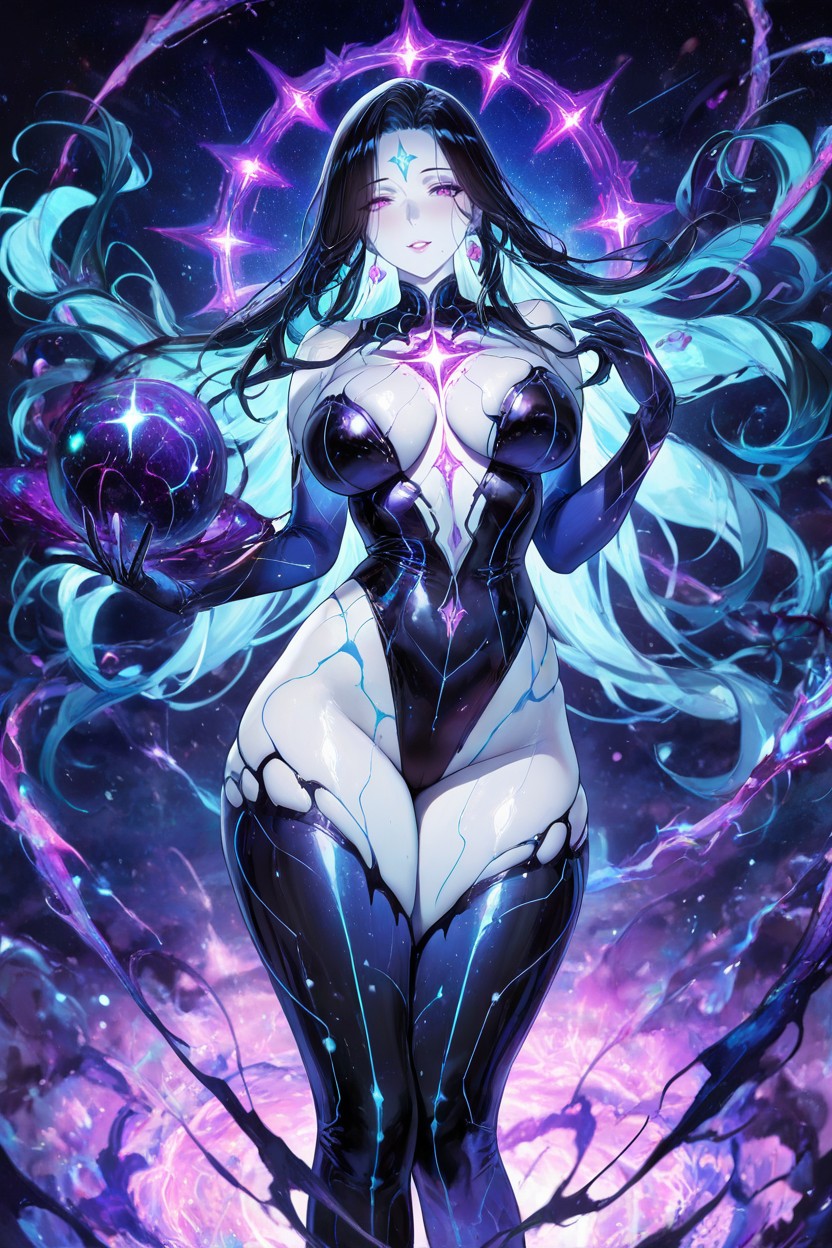 Spherical Swells Of Buoyant Aether-flesh, Her Stature Imposes Awe And Dread, 18+ Hentai IA