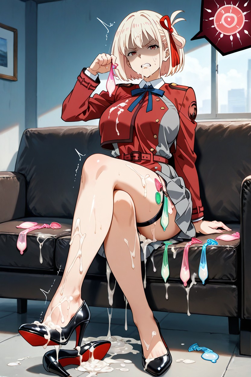 A Lot Ring Used Condom Thigh Circumference, Used Condom Waistband, Swallowing Semen Hentai AI Porn