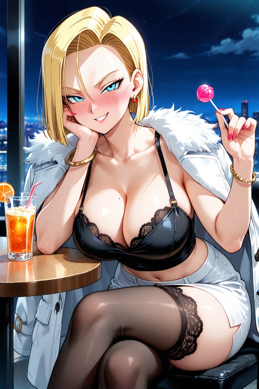 Bob Haircut, Alternate Costume, Culo Redondeado Hentai IA