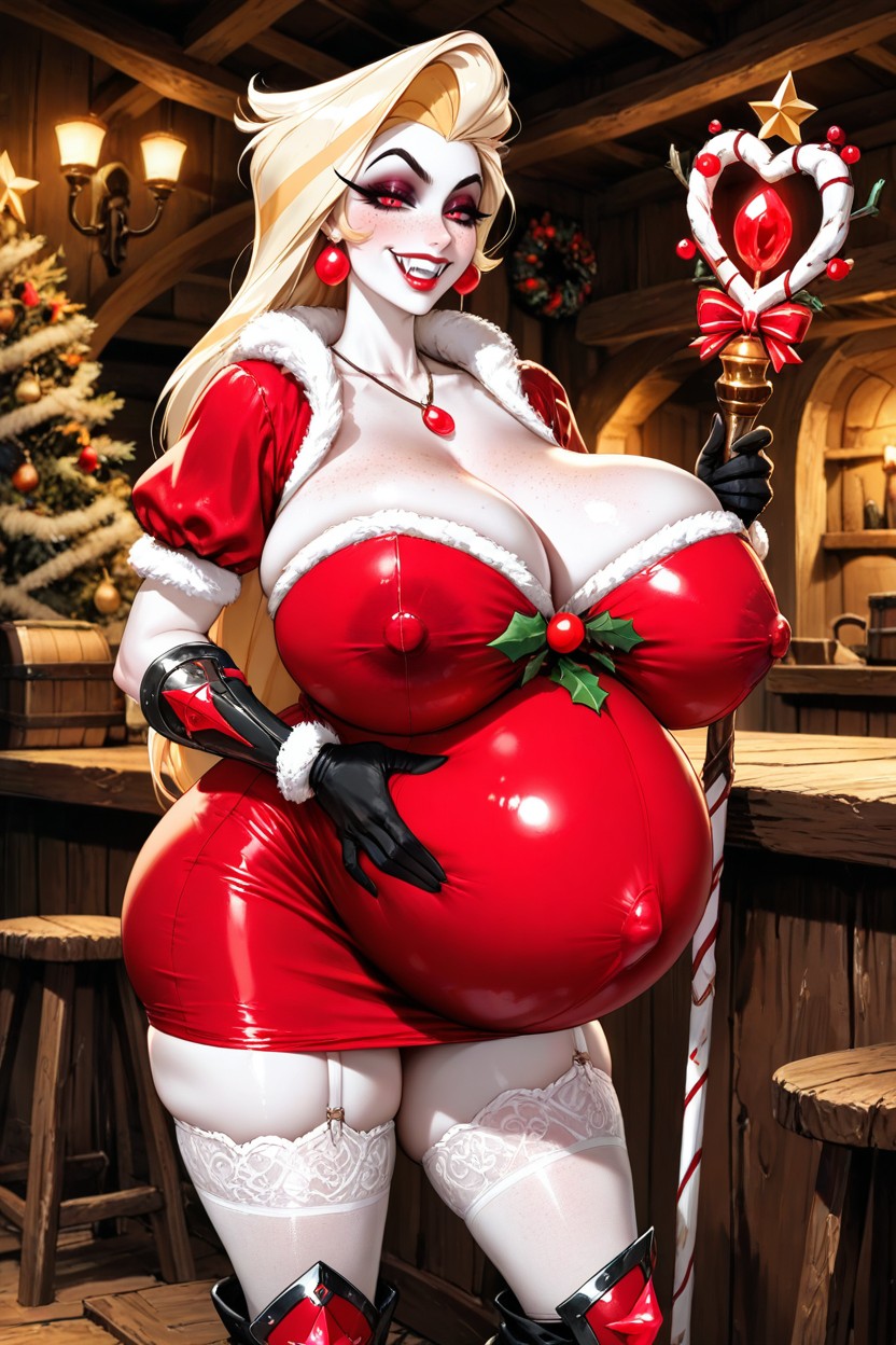 Bimbo, Necklace, Pale Skin Hentai IA