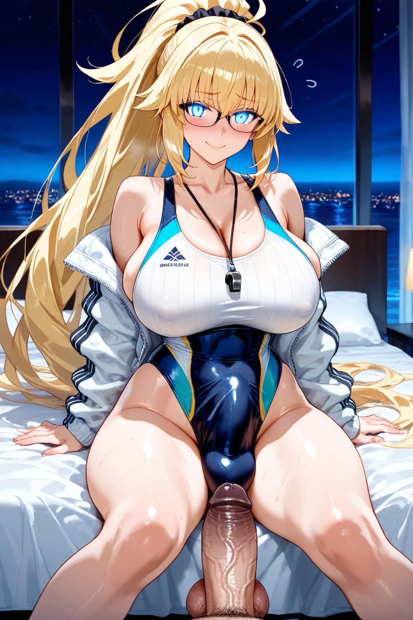 Pechos Naturales, Suggesting A Casual, Ponytail Hentai IA