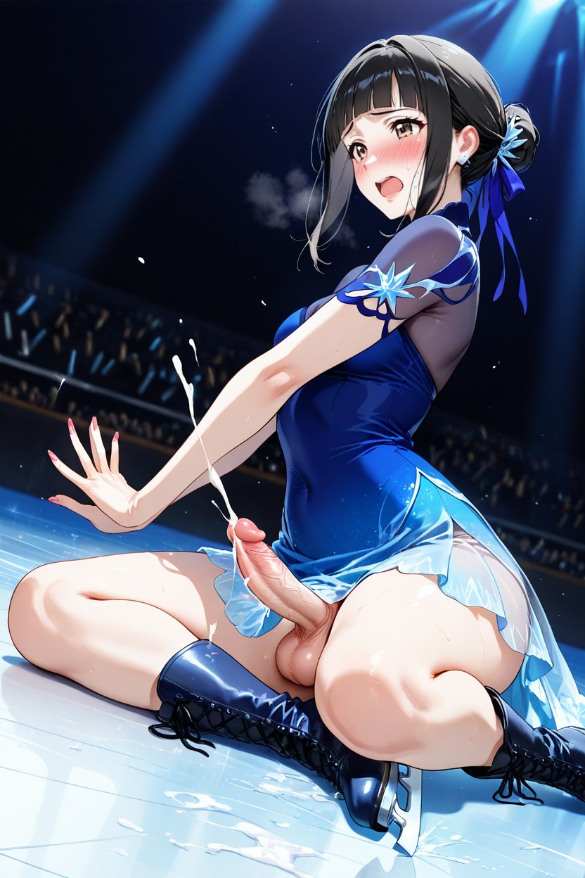 Detailed, Beautiful Black Hair, Soft Skin Hentai IA