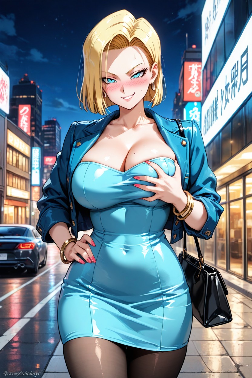 Hand On Hip, Night, Sky Hentai AI Porn