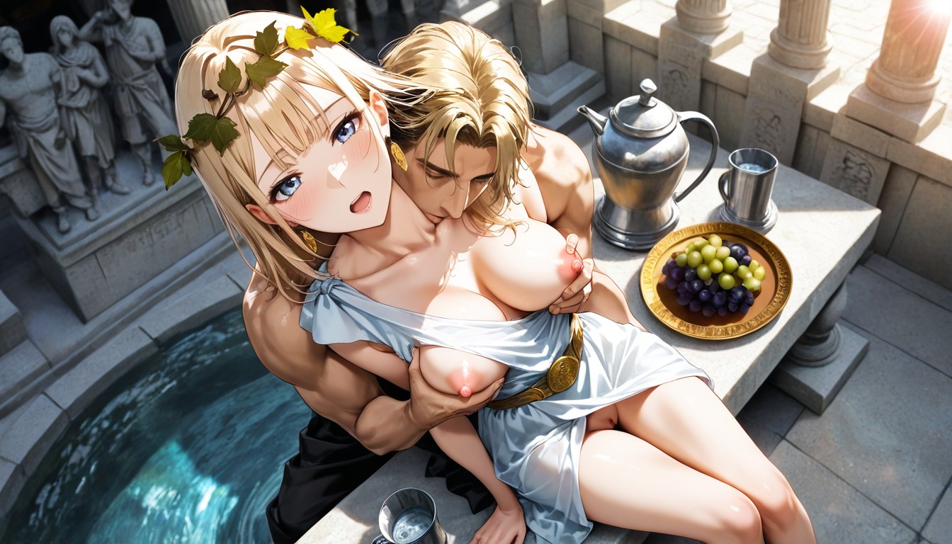 Hard Shadow, Metal Drinking Cups, Medium Ass Hentai AI Porn