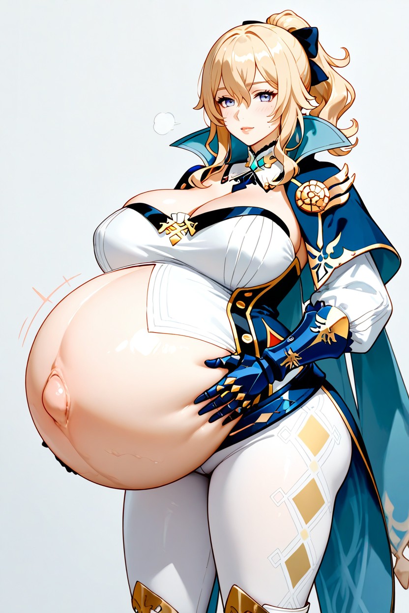 25+, Figure With Curves, Gigantic Pregnant Belly Hentai IA