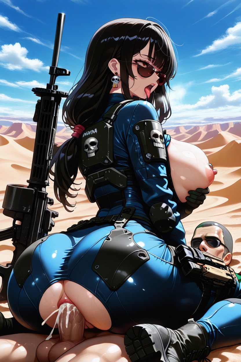 Uncensored, Mature Woman, 2 People Hentai AI Porn