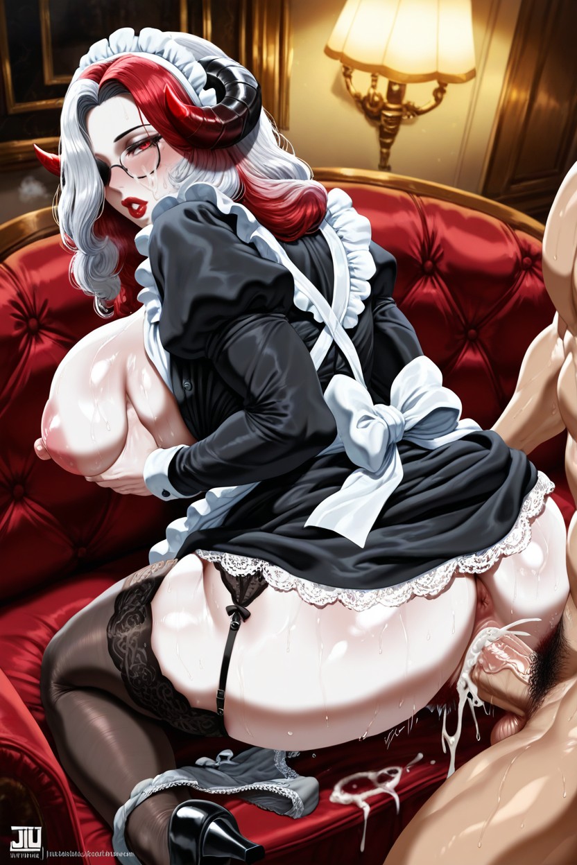 Uniform Cloth Is Visible, Woman, Wearing Hentai IA
