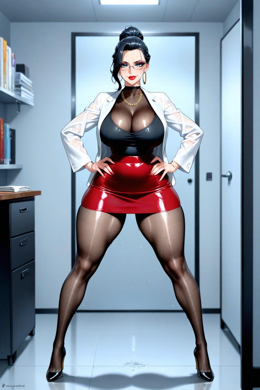 Bimbo Lips, 50+, Looking At Viewer Hentai IA