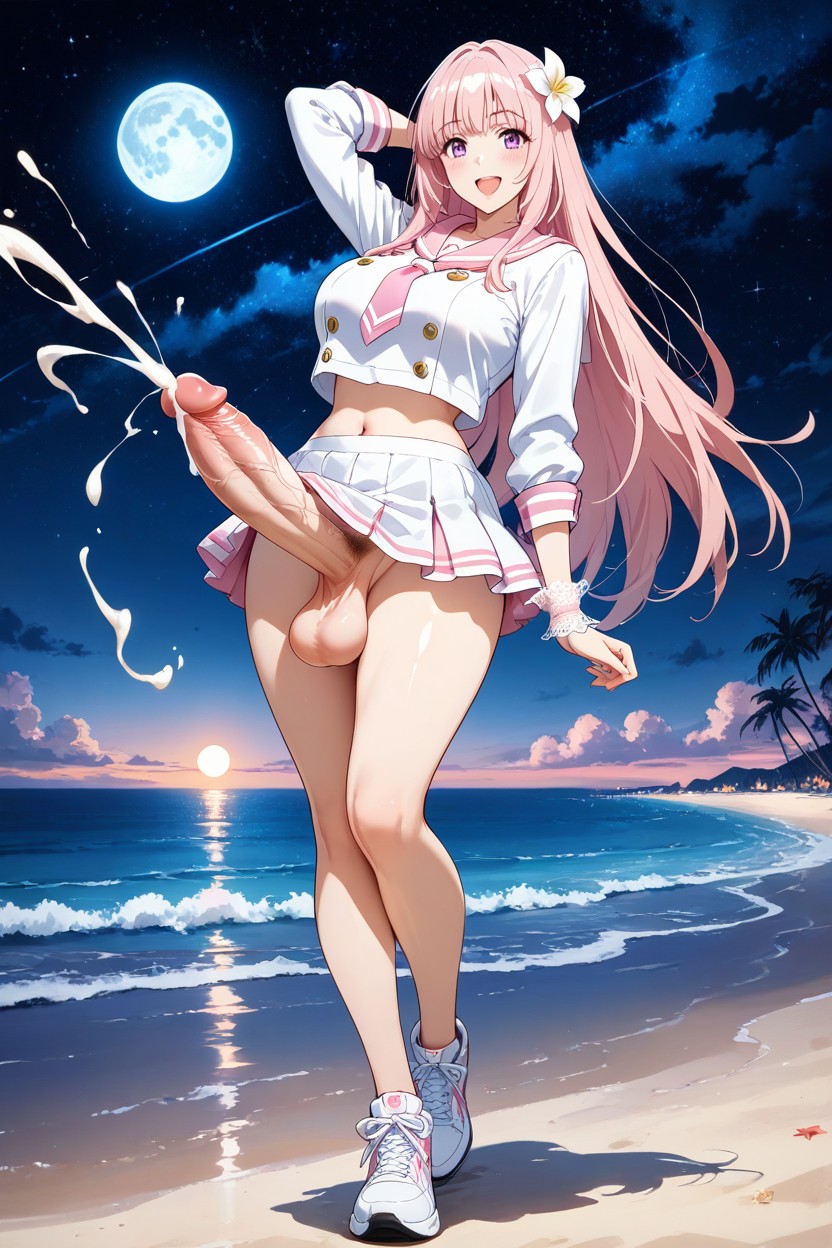 Starry, Happy, Sailor Uniform Hentai AI Porn