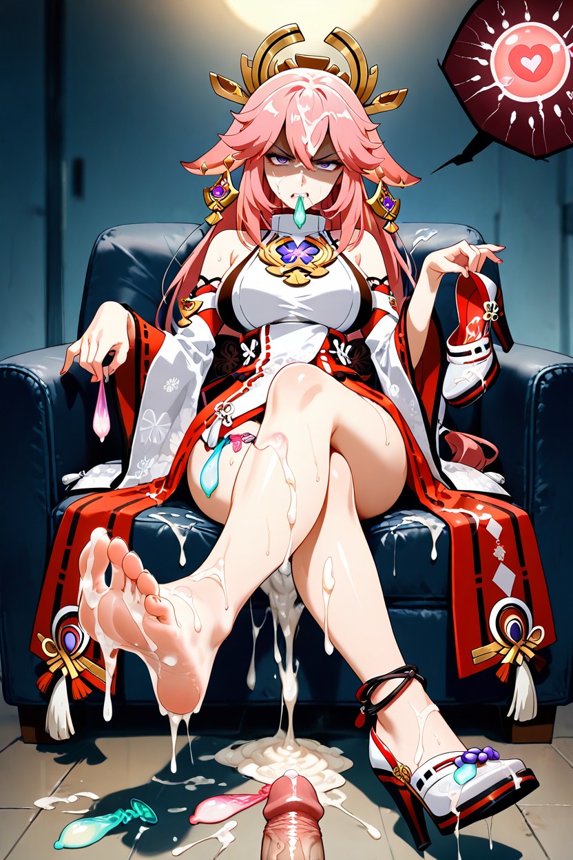 Motion Lines, Cum On Legs, Cum Dump Hentai AI Porn